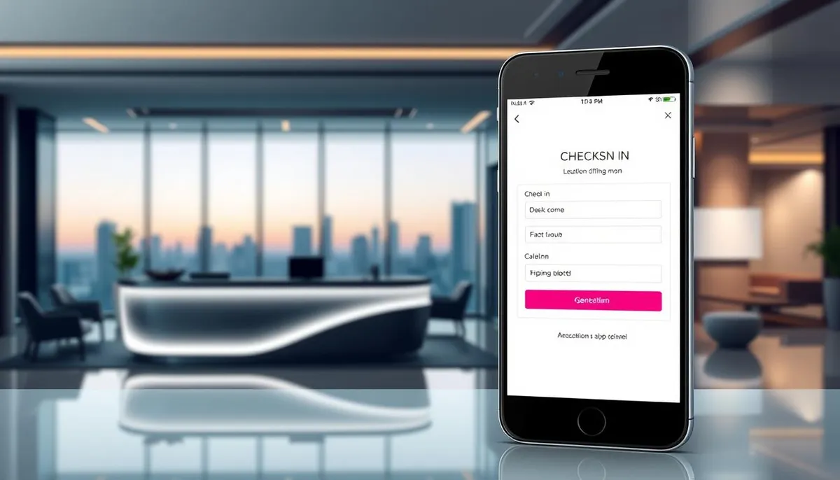 application mobile gestion séjour hôtelier