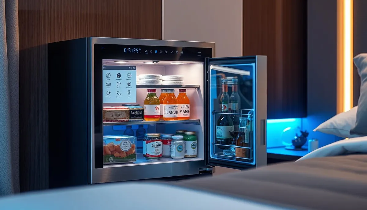 technologie minibar connecté