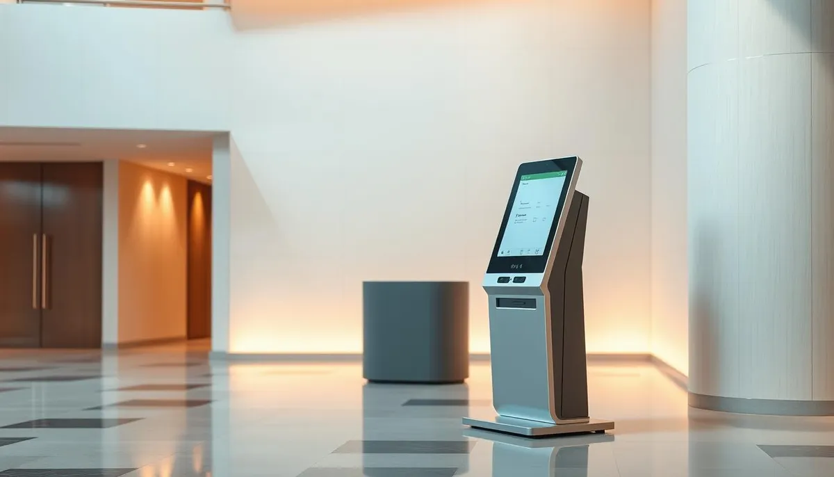 borne automatique hôtel