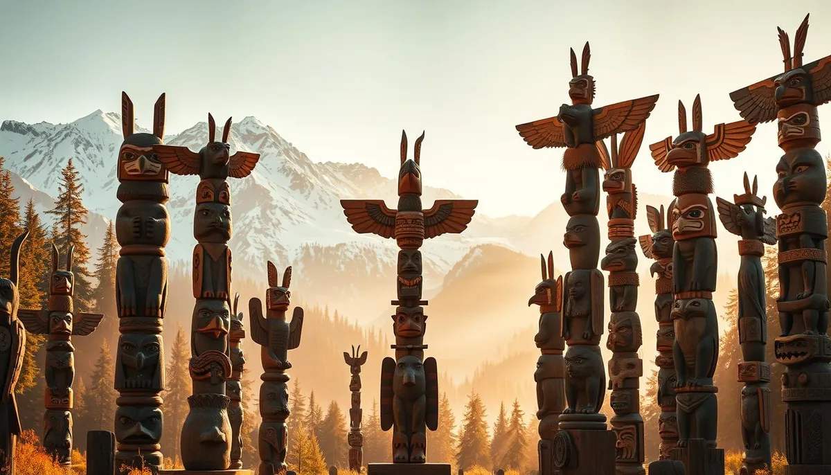 types de totems amérindiens