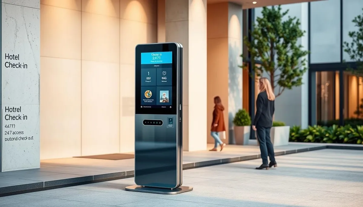 borne extérieure hôtel première classe