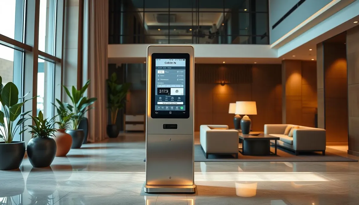 bornes accueil automatisé hôtellerie