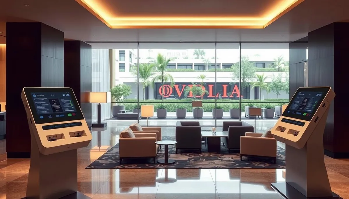 bornes d'accueil automatisées