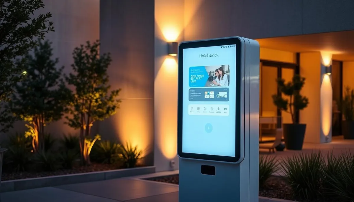 borne extérieure 24/7 hôtellerie