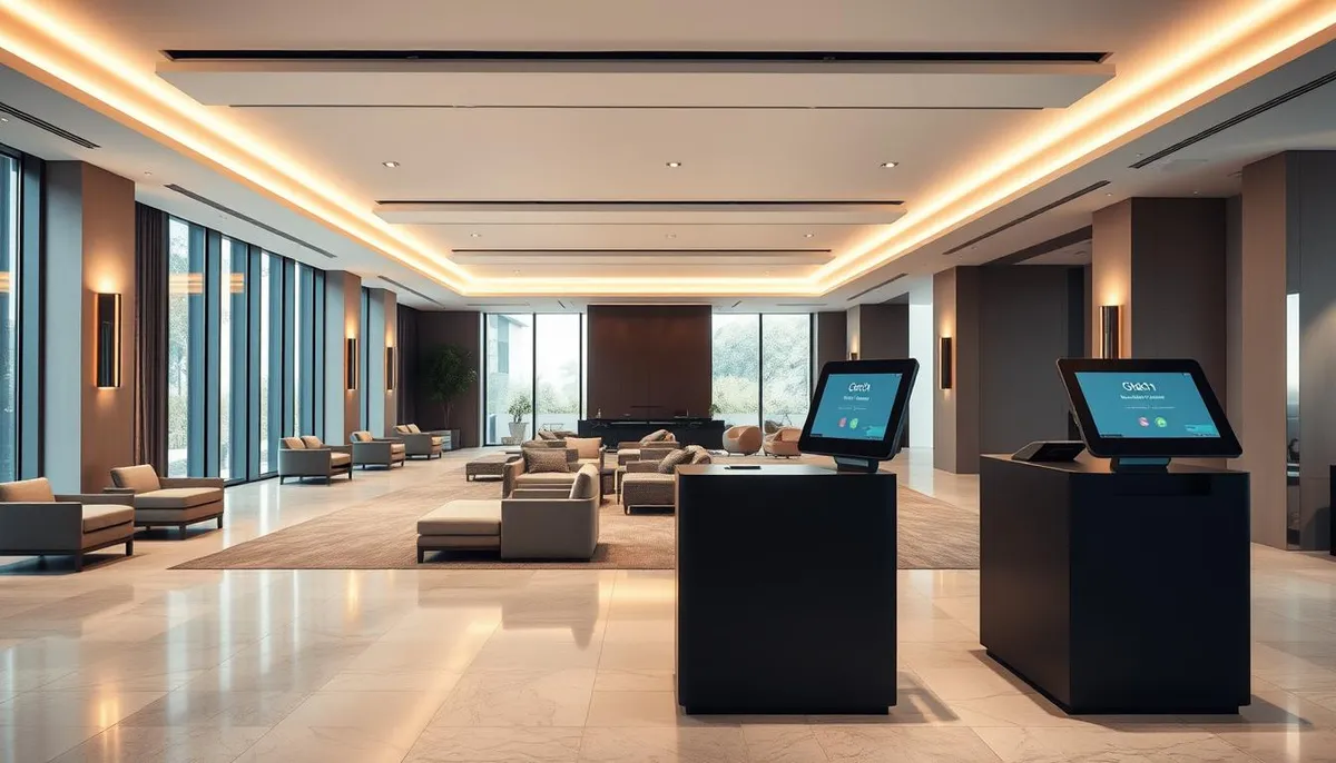 bornes hôtelières design