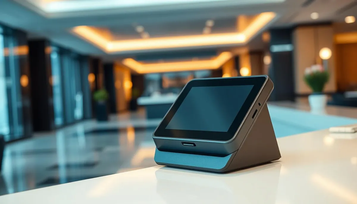 borne compacte check-in mobile