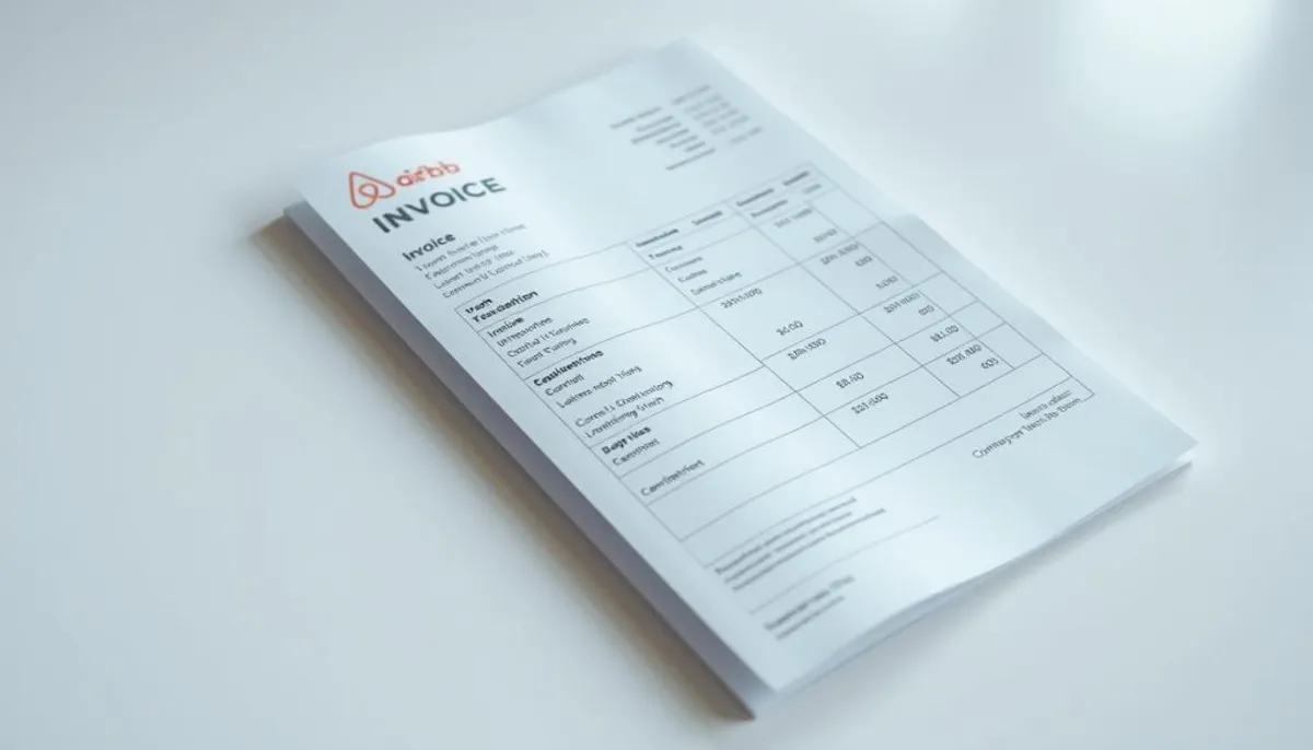 airbnb frais facture