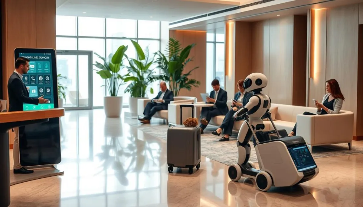 automatisation services hôteliers