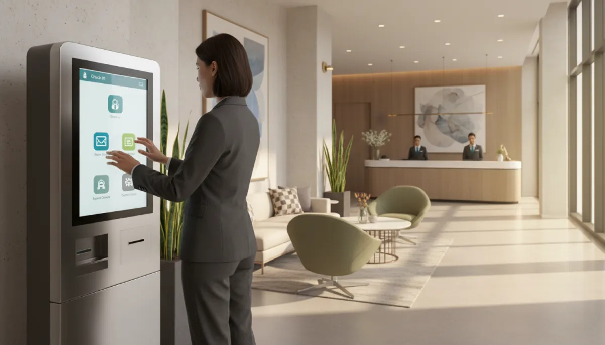 avantages self check-in expérience client