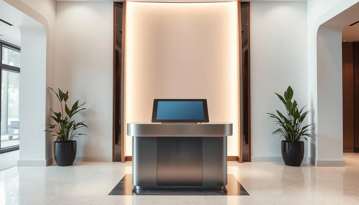 bornes automatisation accueil hôtelier