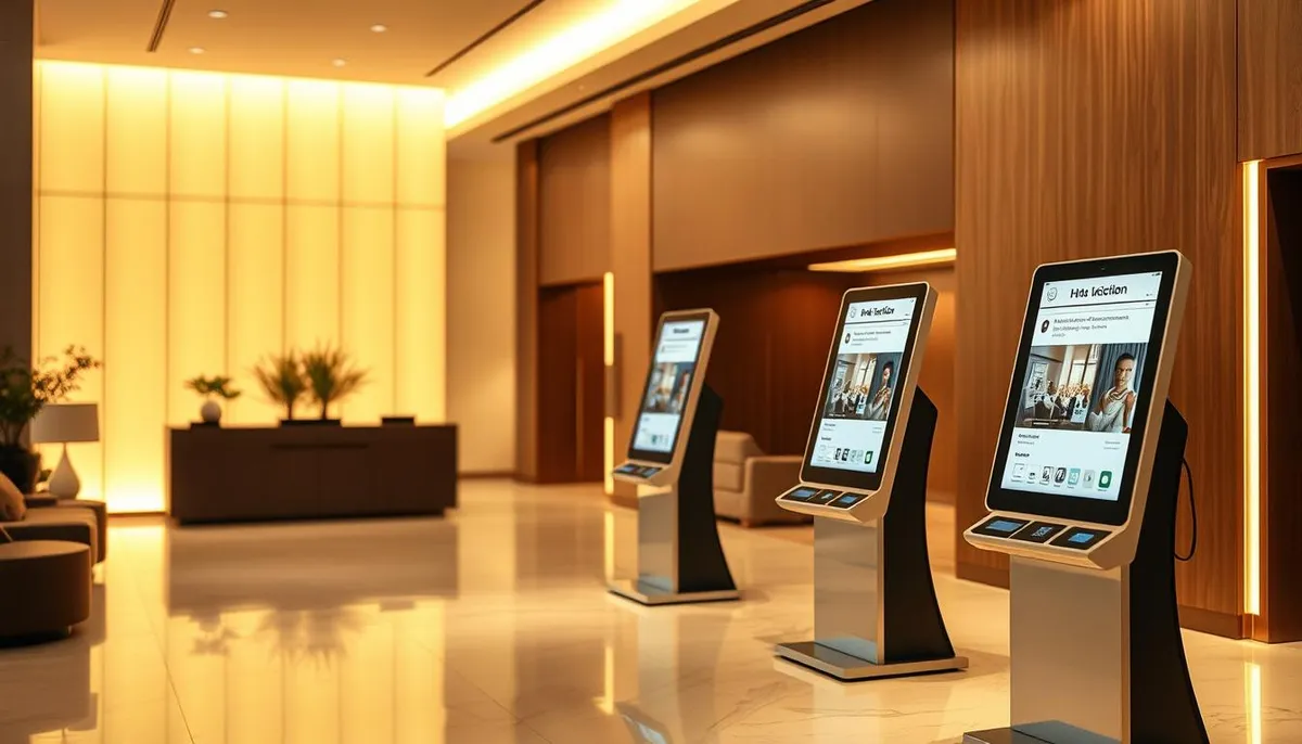 bornes interactives hôtellerie