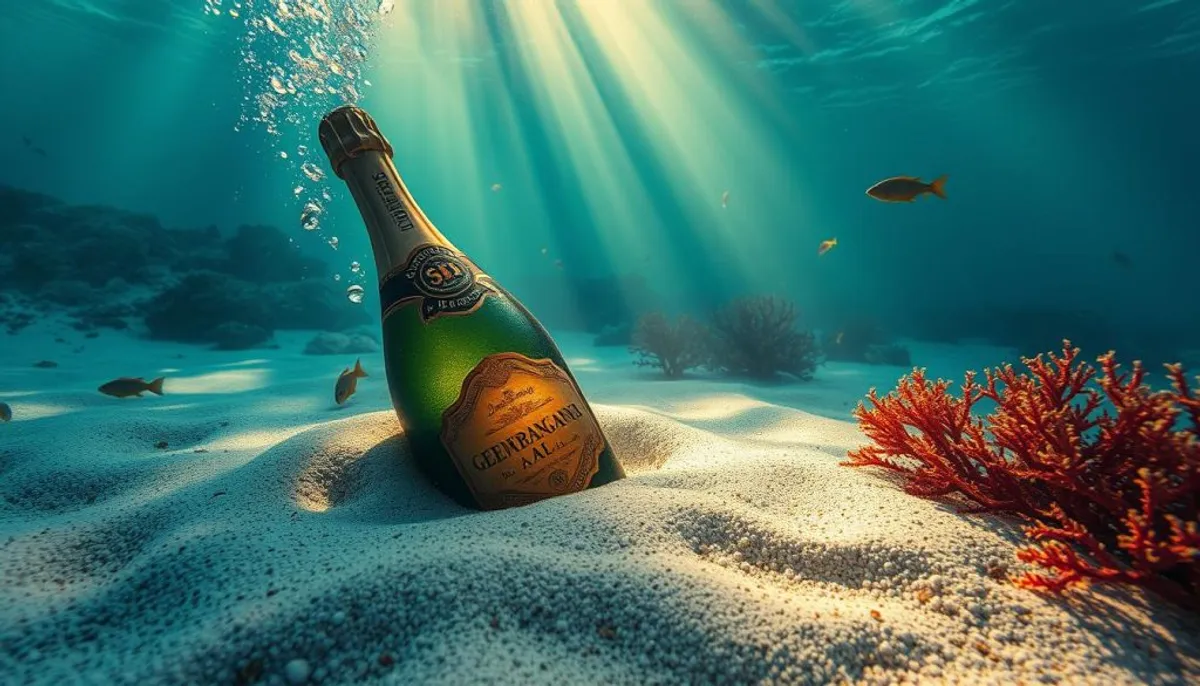 Baltic Sea discovery of vintage champagne Baltic Sea discovery of vintage champagne