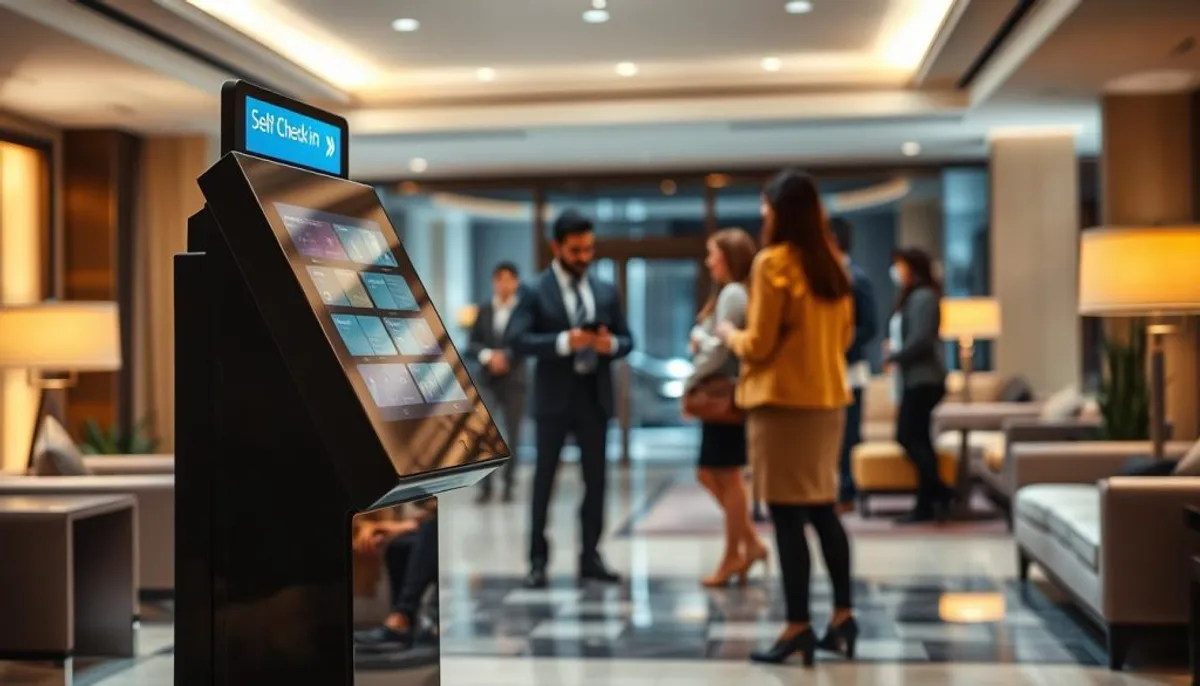 bénéfices économiques self check-in
