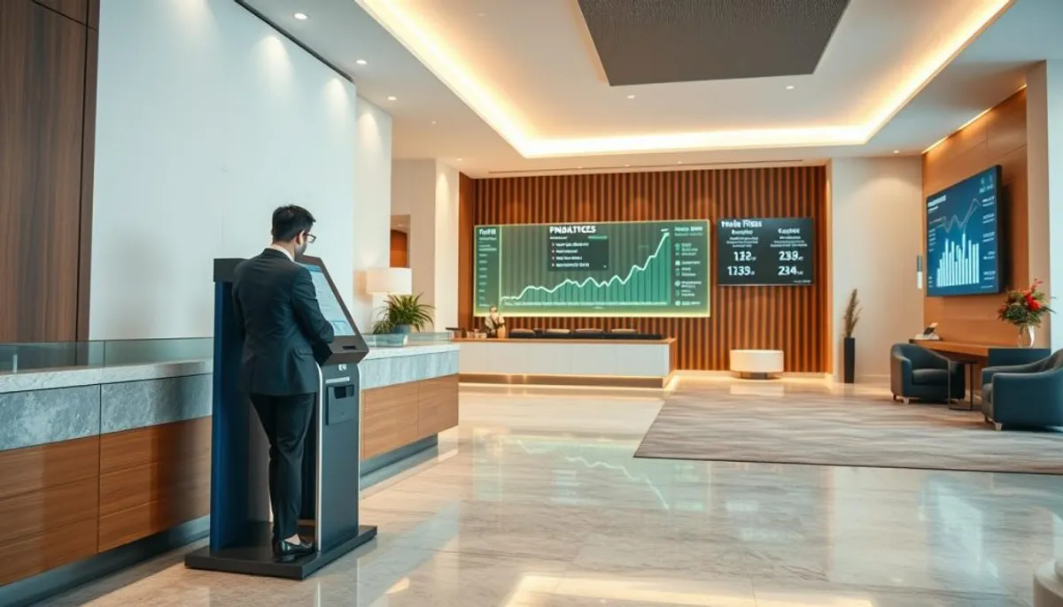 bénéfices financiers automatisation hôtelière
