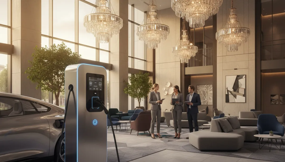 borne de recharge pour hôtel