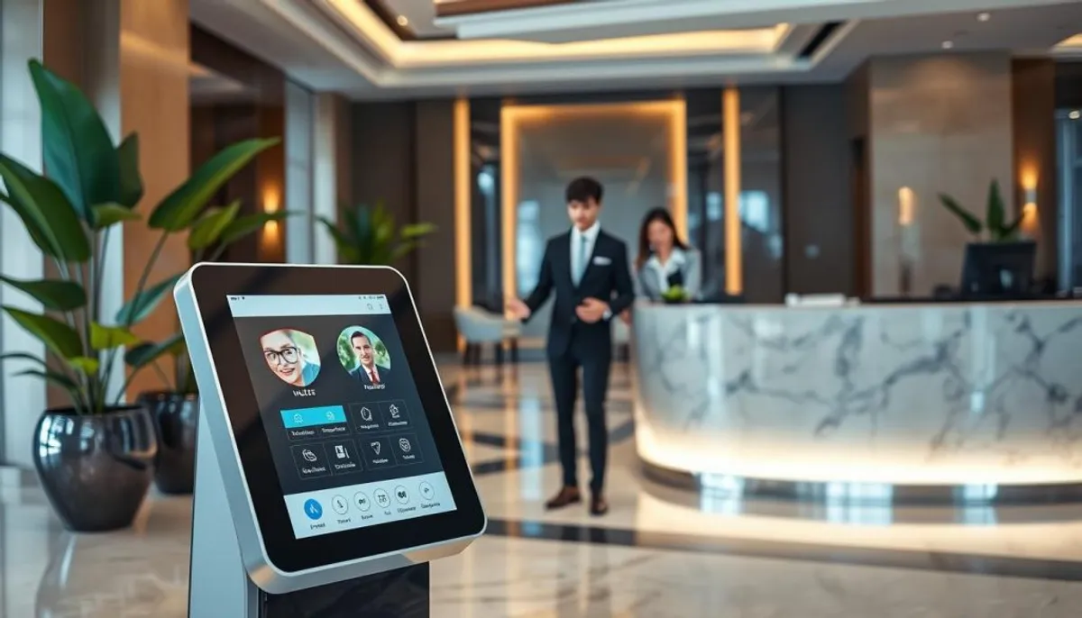 borne DUO 2100 check-in digital