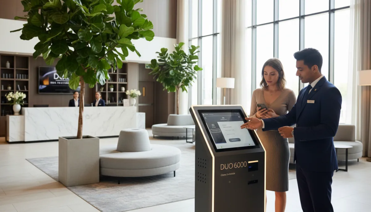 borne intérieure DUO 6000 hôtel