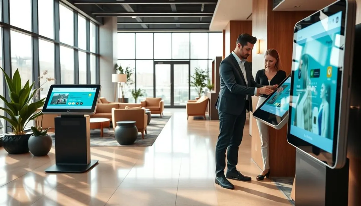 bornes DUO automatisation accueil hôtelier