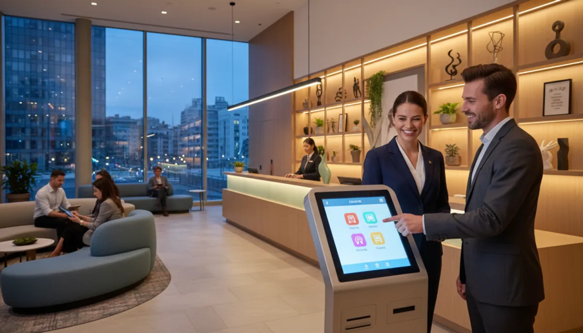 bornes et solutions digitales pour l'accueil hôtelier
