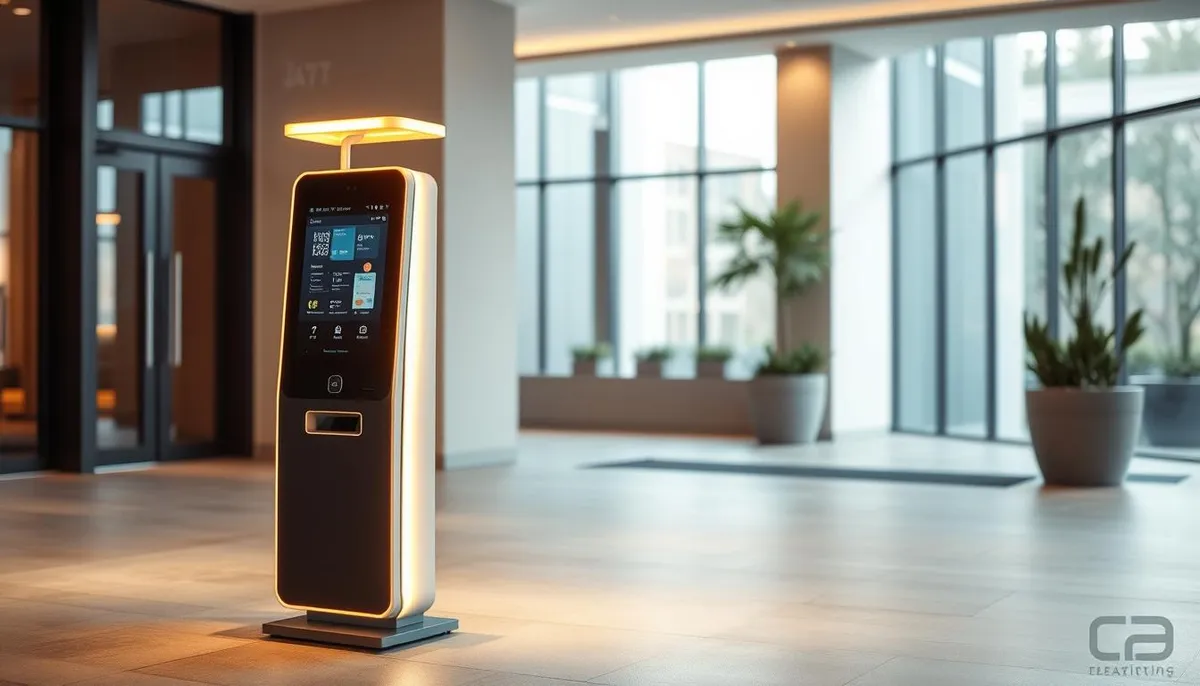 borne extérieure hôtel 24/7