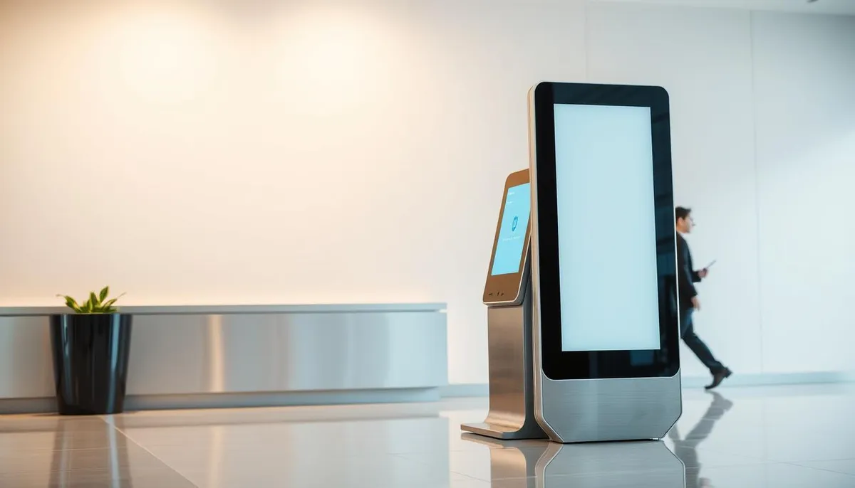 bornes d'accueil automatisé