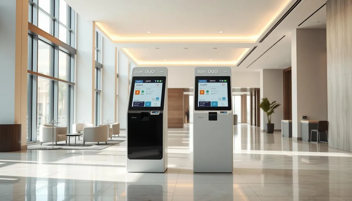 bornes d'accueil automatisées DUO