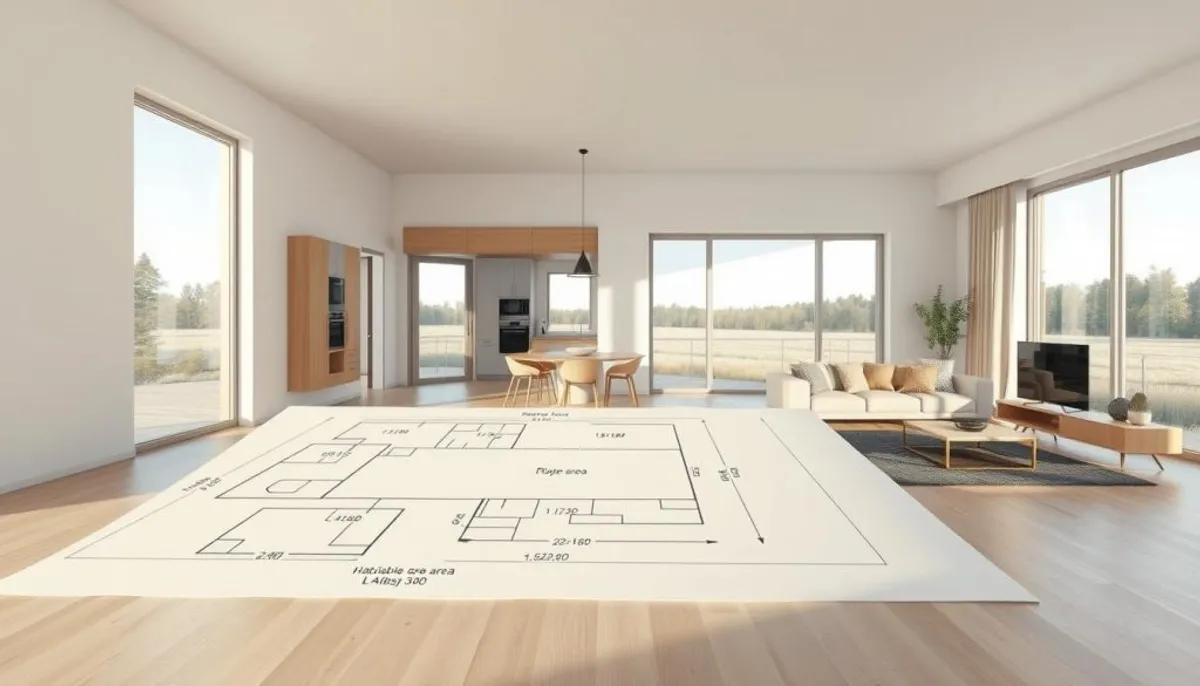 Calcul de l'aire habitable