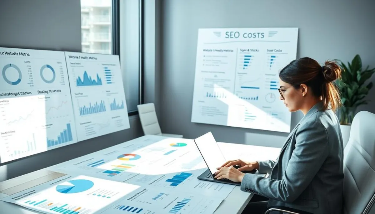 calculate SEO expenses based on website technical health