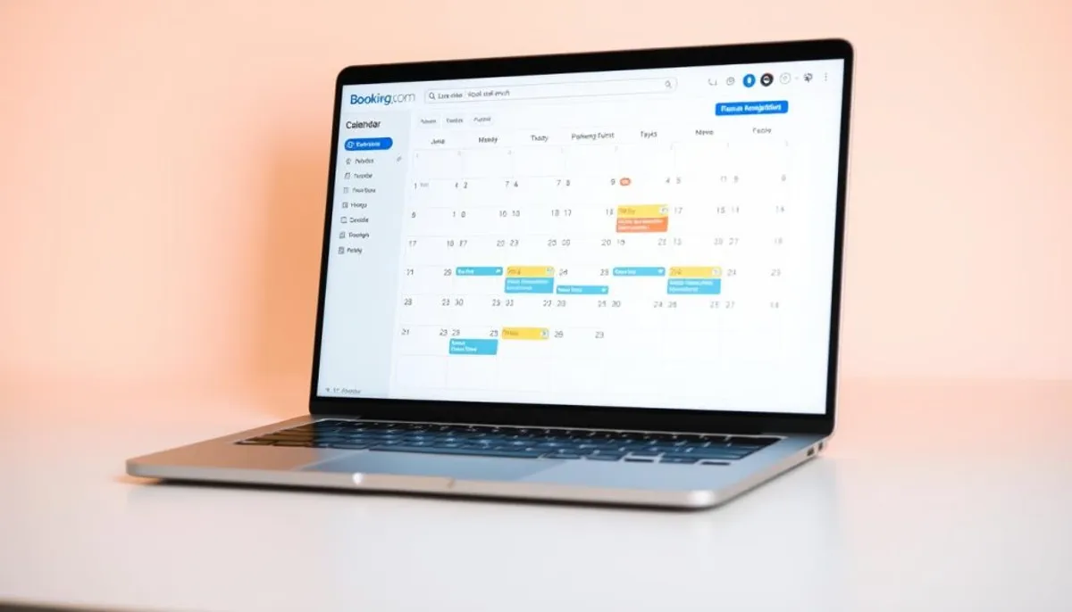 Calendrier de disponibilité Booking.com