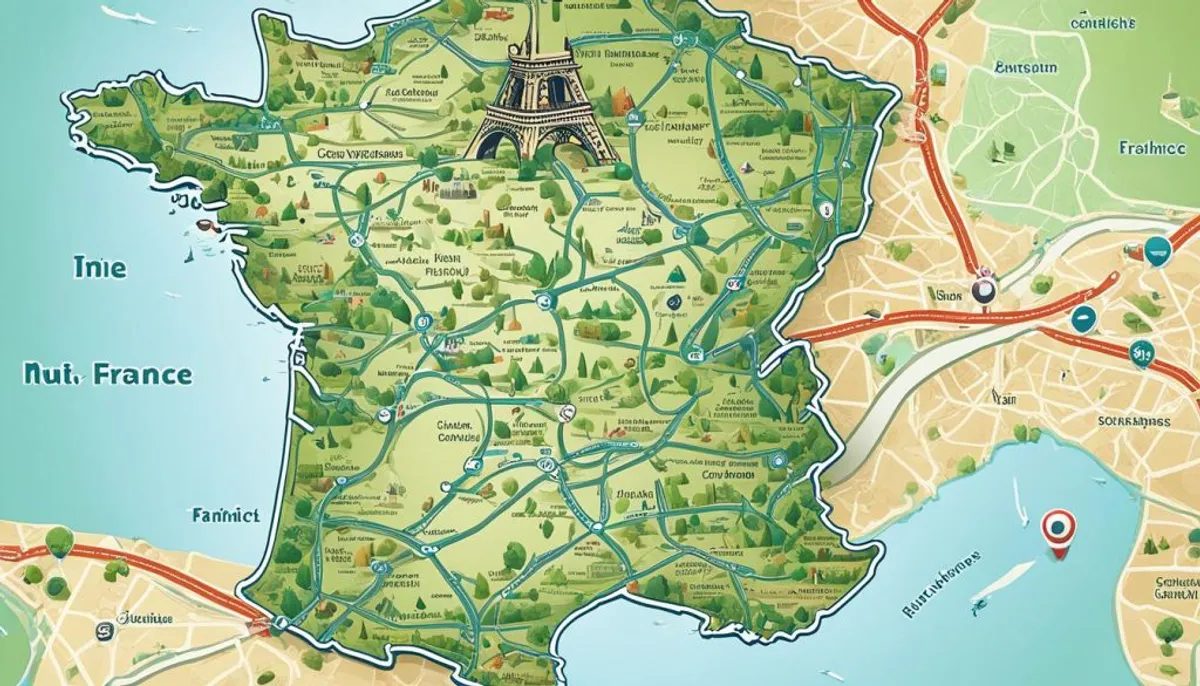 carte de france avec prefecture