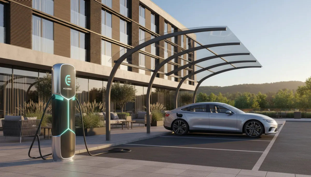 cas pratiques bornes recharge hôtel