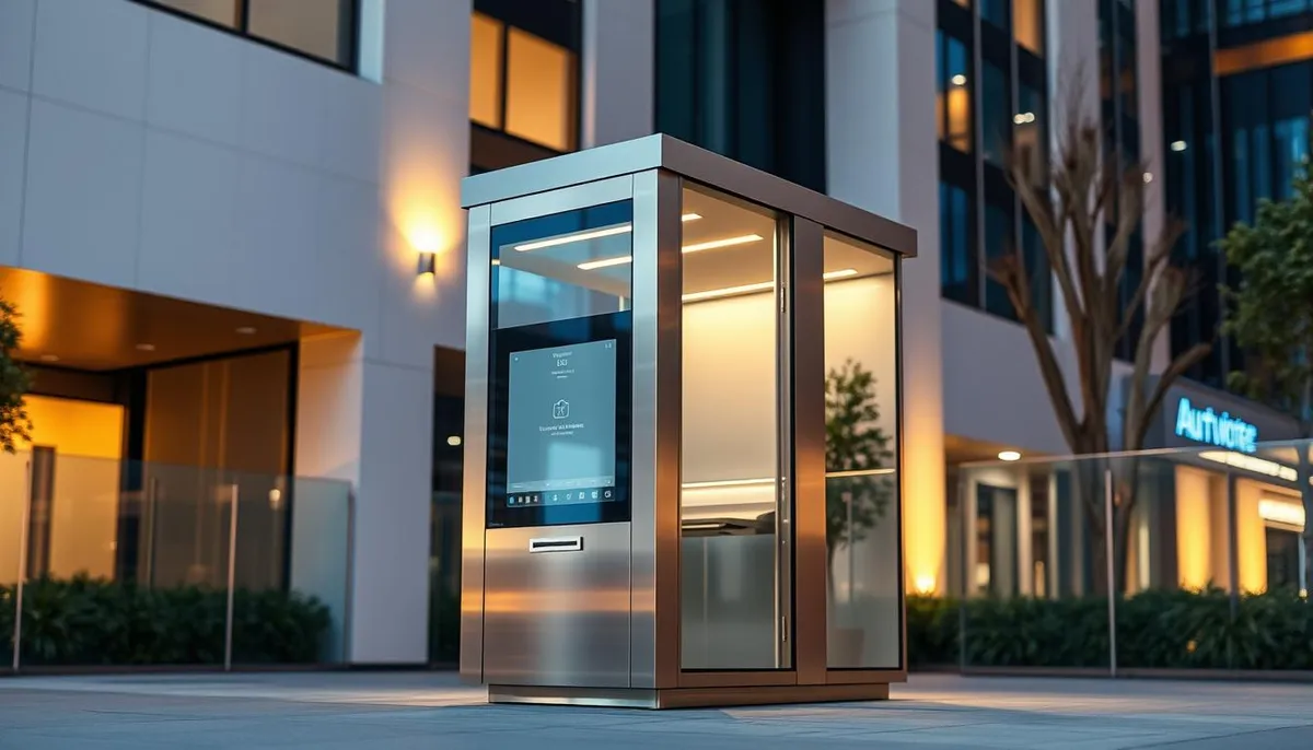 borne extérieure automatisée