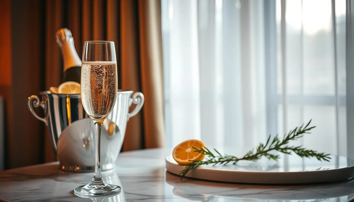champagne toast set