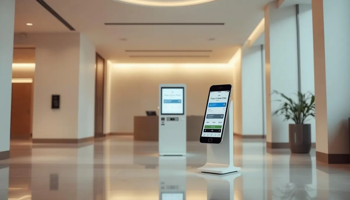 check-in digitalisé borne mobile