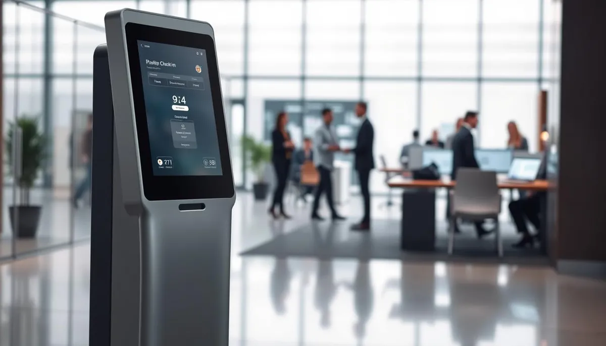 borne compacte check-in mobile