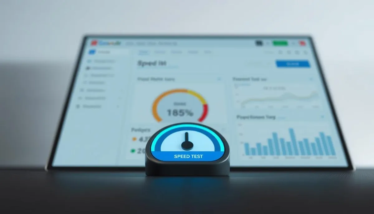 Small SEO Tools speed test interface