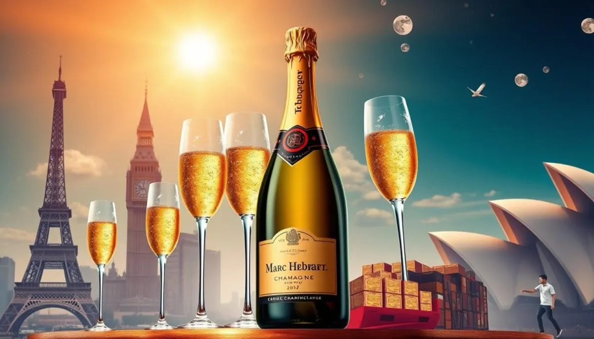 Champagne export to international markets Champagne export to international markets