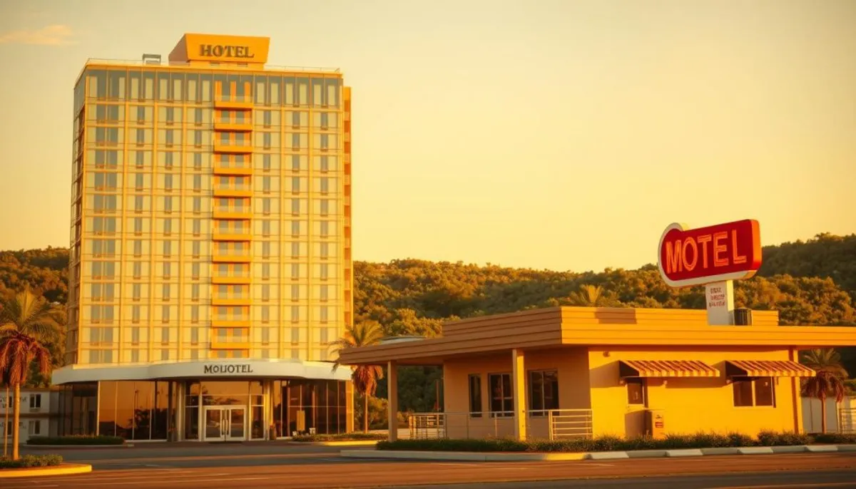 Comparaison hôtels vs motels