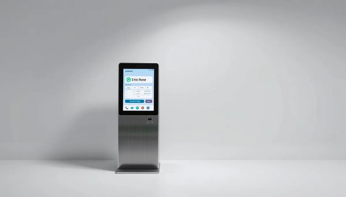 bornes d'accueil automatisées