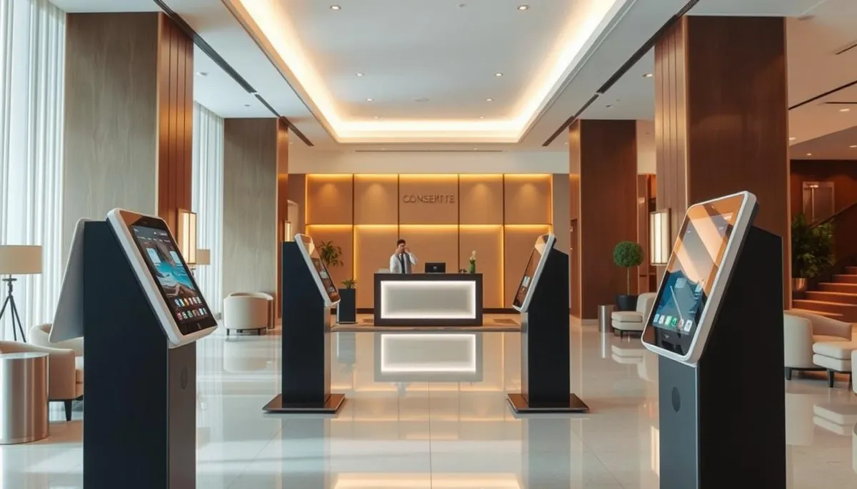 bornes interactives hôtellerie