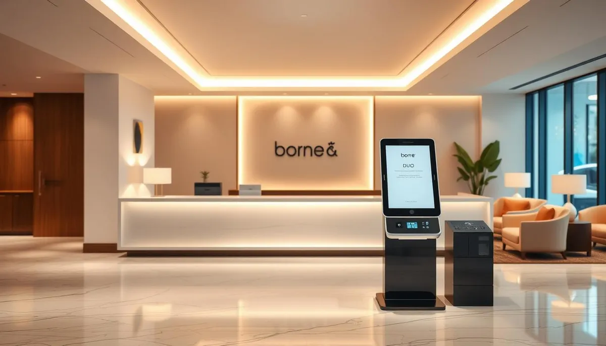borne DUO automatisation accueil hôtelier