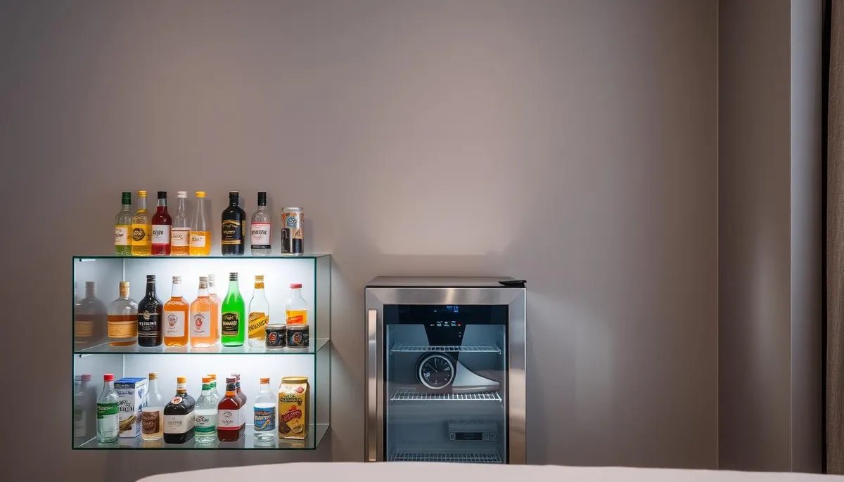 minibar hôtellerie moderne