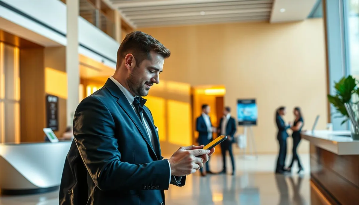 Solution mobile check-in hôtelier