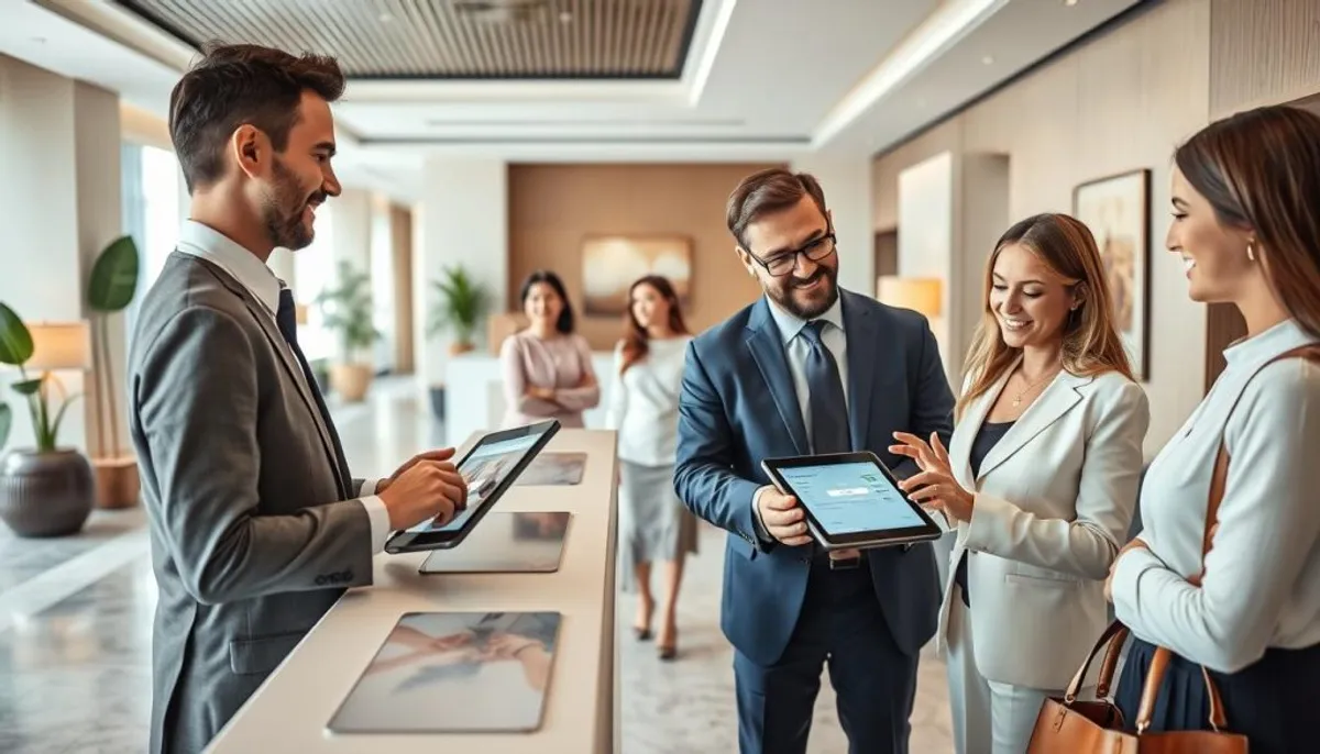 digitalisation fluidification arrivées hôtel