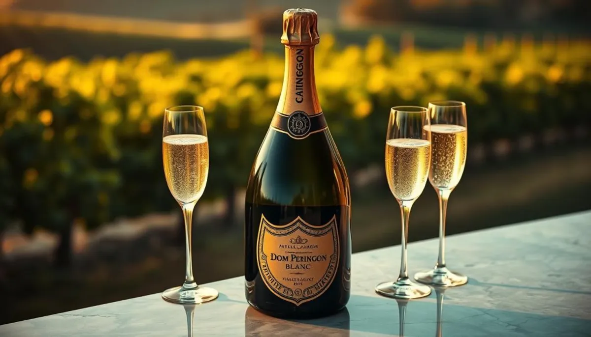 Dom Perignon Blanc vintage champagne Dom Perignon Blanc vintage champagne
