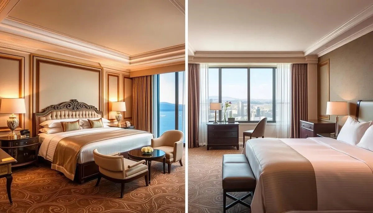 Différence entre suite et chambre classique