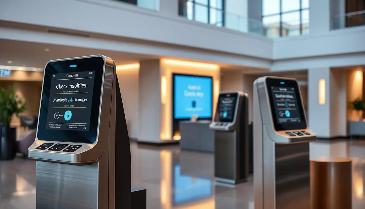 bornes automatisées accueil hôtelier