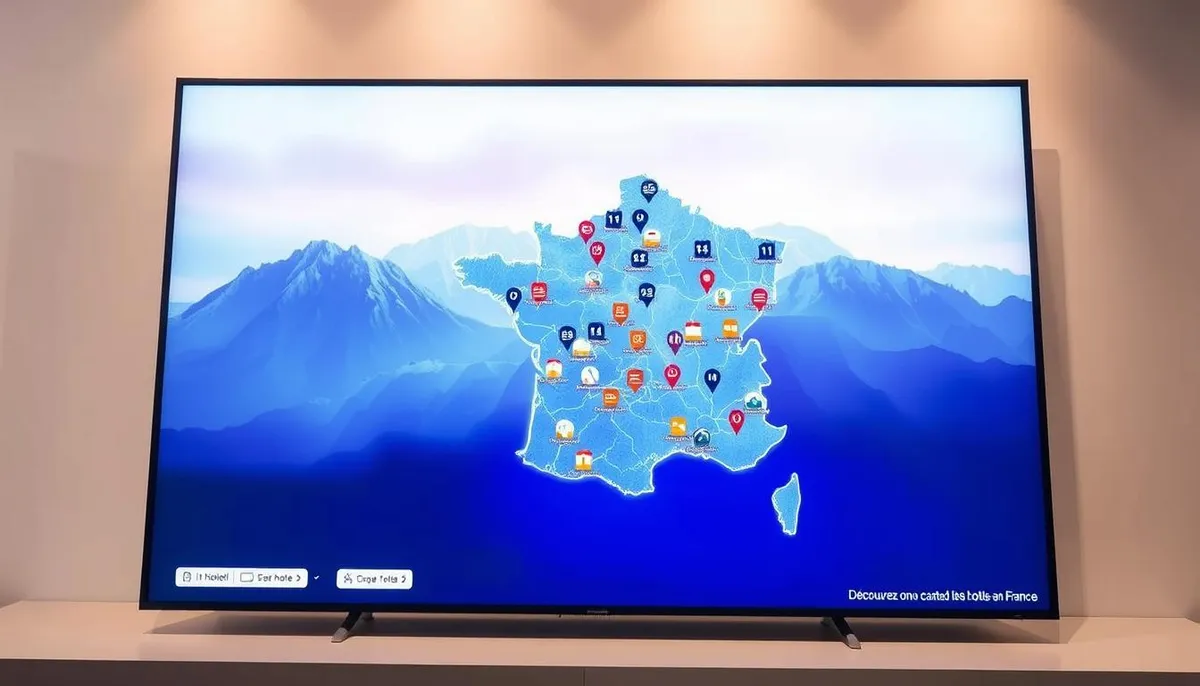 Carte interactive des hôtels en France