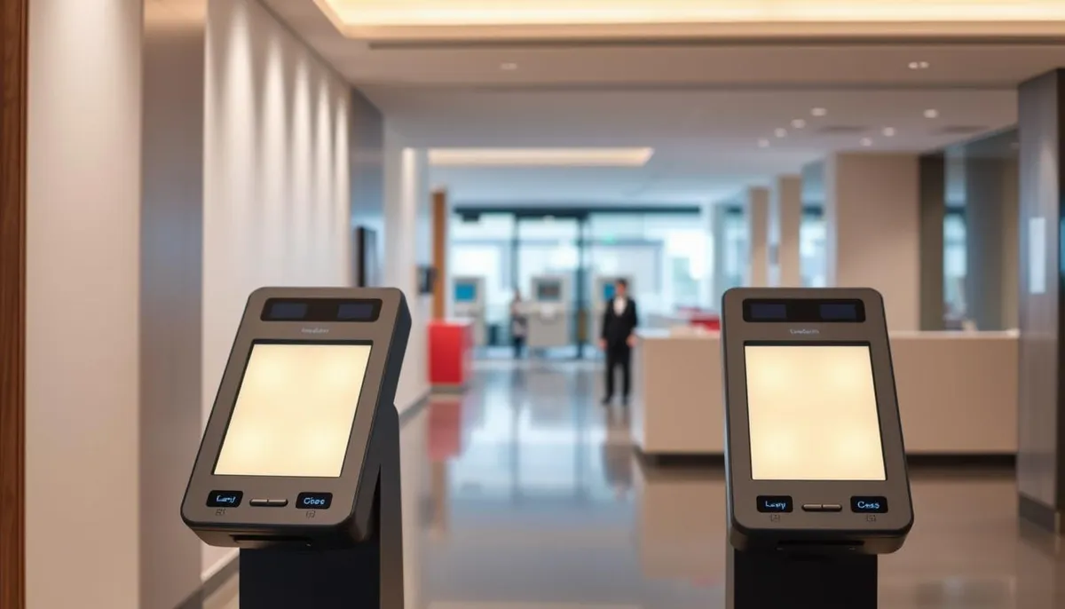 bornes automatiques hôtel première classe