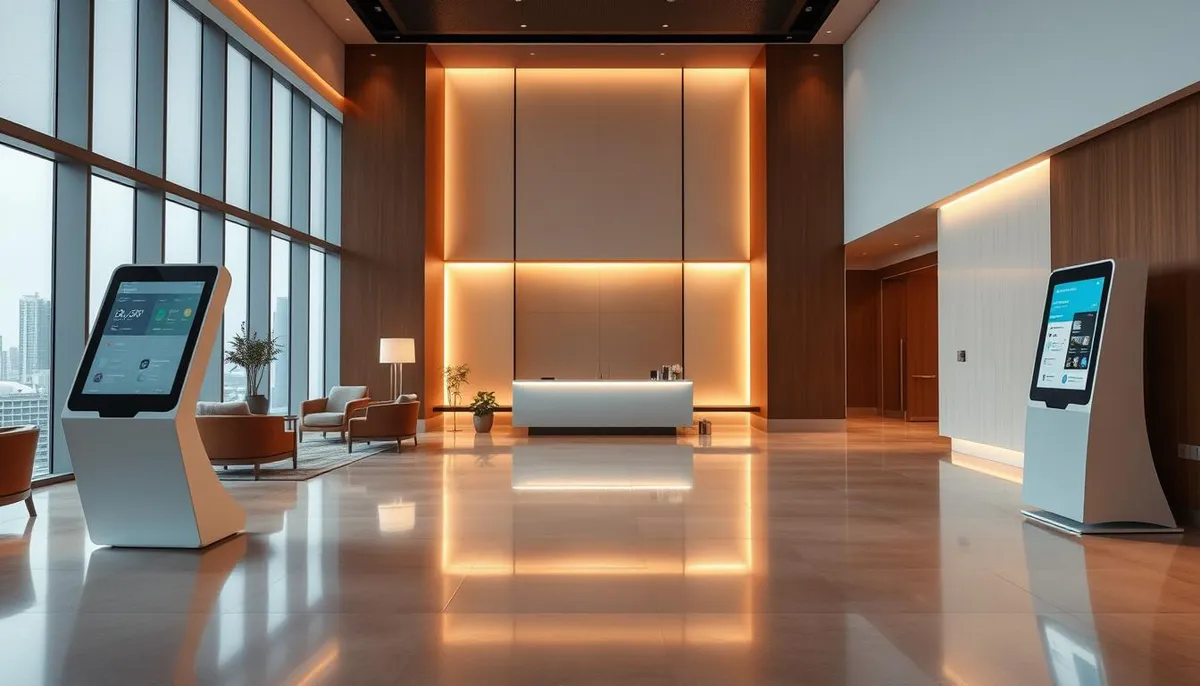 bornes interactives hôtellerie